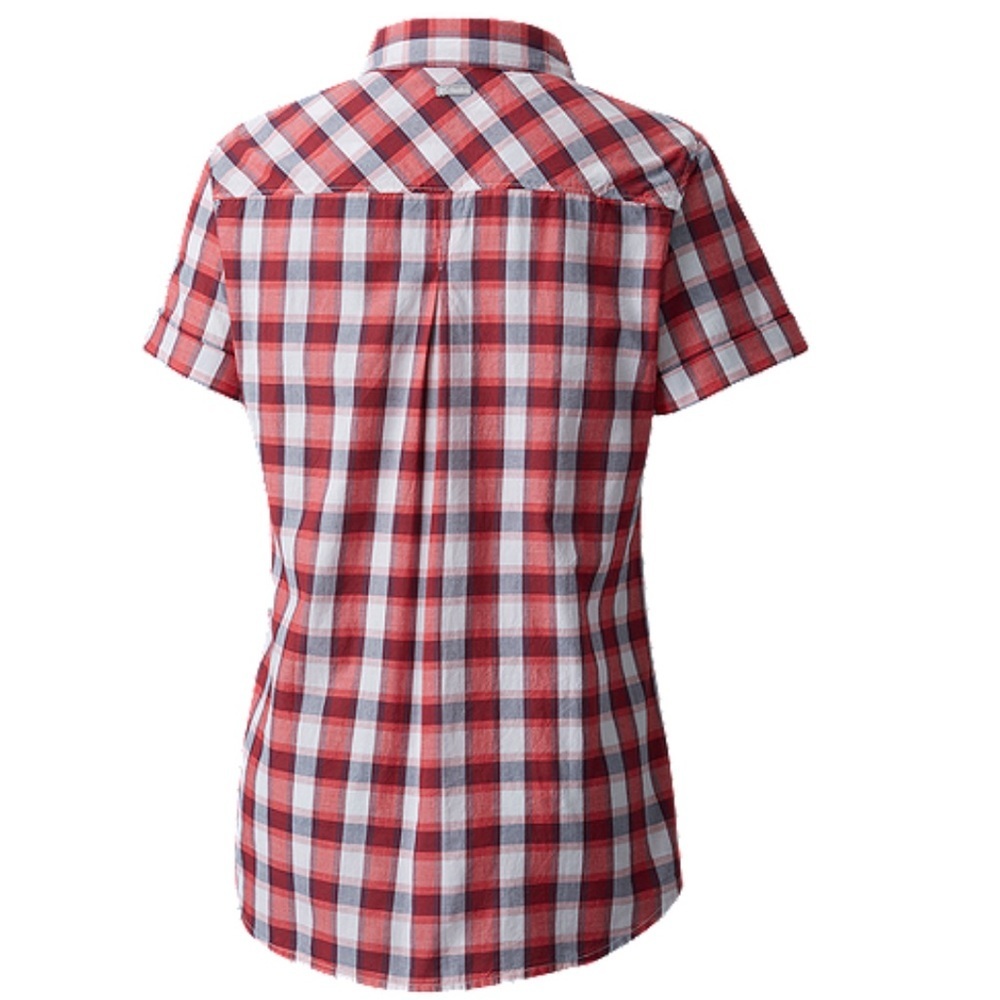Columbia Wild Haven Short sleeve Plaid Women Shirt - Picture 2 of 13